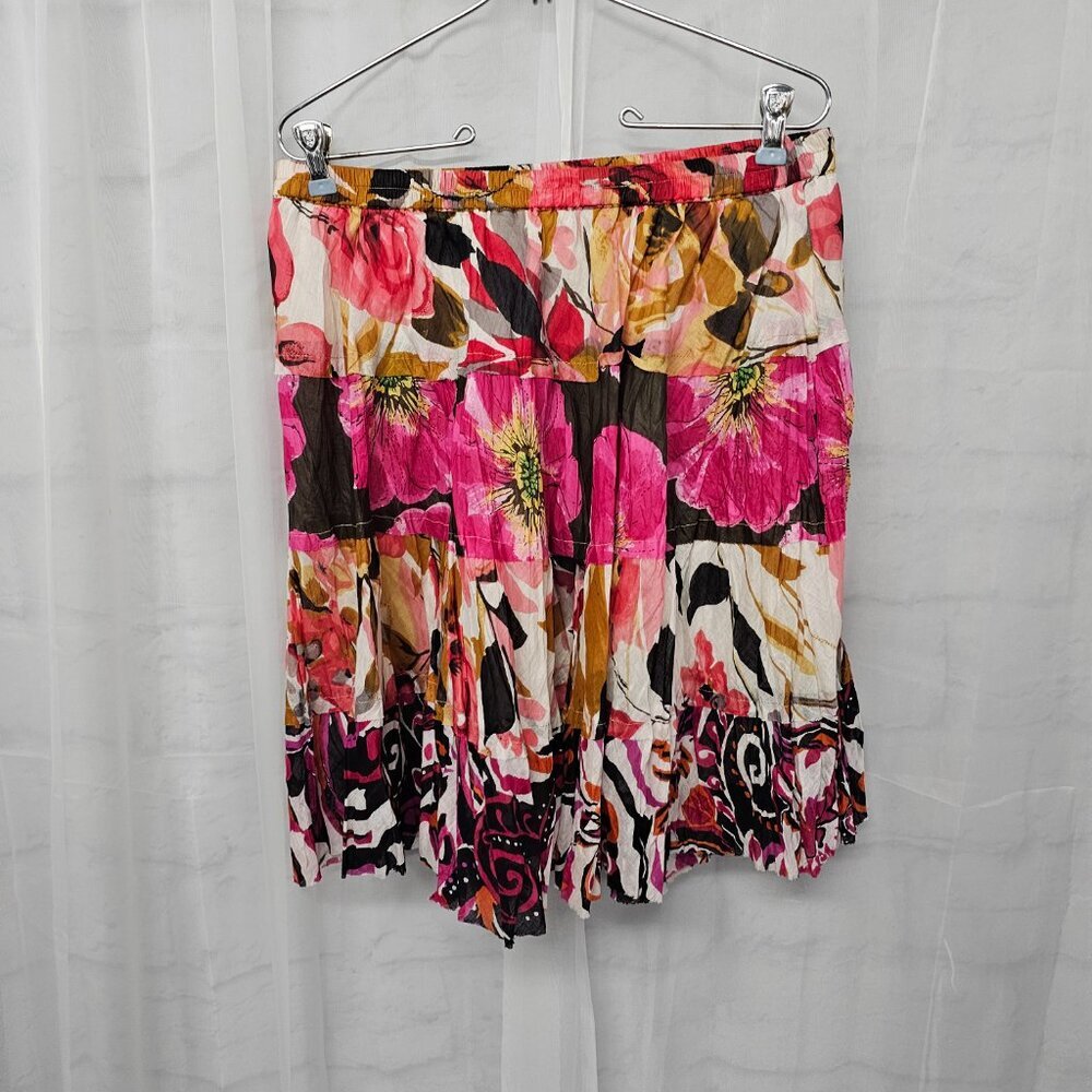 Allison Brittney Skirt Pink Fairy Floral Whimsical Cottage S NWT - Picture 5 of 11
